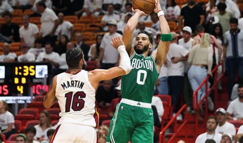 Scores. Schedule. Standings. Stats. Teams. Players. Daily Lines. More. The Heat continued their dream run on Monday, routing the Celtics in Game 7 to become just the second No. 8 seed to make the ...
